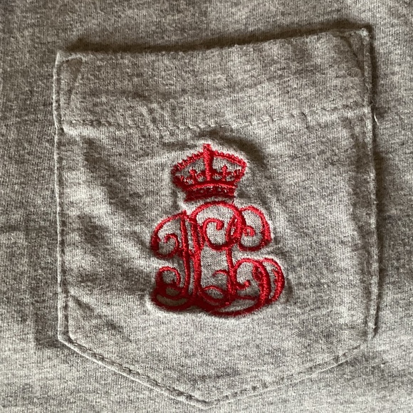 RALPH LAUREN Cotton Light Grey Long Sleeve Pajamas Woman Set Size US L - Picture 8 of 10